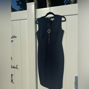 Women’s Calvin Klein Blue Work Dress